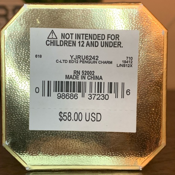 Juicy Couture Penguin Charm 2012 Limited Edition - Picture 5 of 5